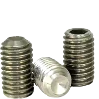 M6-1.00 x 8 mm Socket Set Screws, Cup Point, 18-8 Stainless Steel A2, Coarse (UNC), Qty 100 One Day Deal