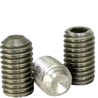 Last Chance 1/4"-20 x 3/4" Socket Set Screws, Cup Point, 316 Stainless Steel, Coarse (UNC), Qty 100
