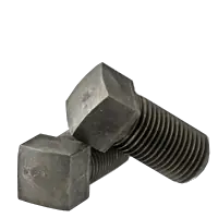Best Choice 9/16"-18 x 1 1/2" Square Head Set Screws, Cup Point, Plain Finish, Fine (UNF), Case Hardened, Qty 50