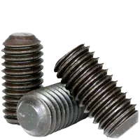 Super Sale M10-1.50 x 10 mm Socket Set Screws, Flat Point, Metric Class 45H, Black Oxide, Coarse (UNC), Alloy Steel, ISO 4026 / DIN 913, Qty 100