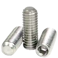 Time-Limited 10-24 x 1/2" Socket Set Screws, Flat Point, 18-8 Stainless Steel, Coarse (UNC), Qty 100