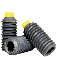 1/4"-20 x 3/16" Socket Set Screws, Nylon-Tip, Black Oxide, Coarse (UNC), Alloy Steel, Qty 100 Price Cut