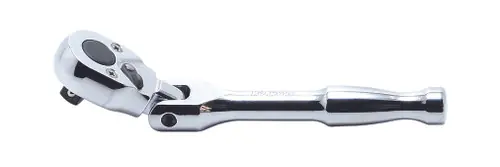 Ko-ken 2774PS 1/4 Sq. Dr. Ratchet Handle 20 teeth Short Length 116mm Flexible Head Polished Handle Buy Online
