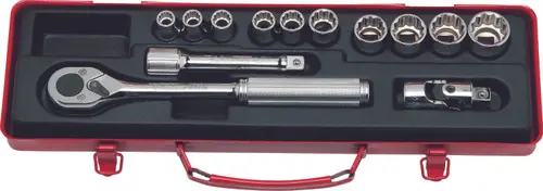 Ko-ken 4222M 1/2 Sq. Dr. 13 Piece 12-Point Metric Socket set 10-24mm Flash Sale