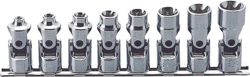 Ko-ken RS3440T/8 3/8 Sq. Dr. 6 Piece TORX Universal Socket set E6-E20 One Day Deal