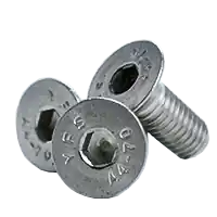 M8-1.25 x 40 mm Flat Head Socket Cap Screws, 316 Stainless Steel A4, Full Thread, Coarse (UNC), Qty 100 Best Seller