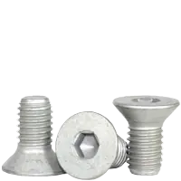 One Day Deal 1/2"-13 x 1 1/2" Flat Head Socket Cap Screws, Mechanical Zinc Cr+3, Full Thread, Coarse (UNC), Alloy Steel, Qty 100