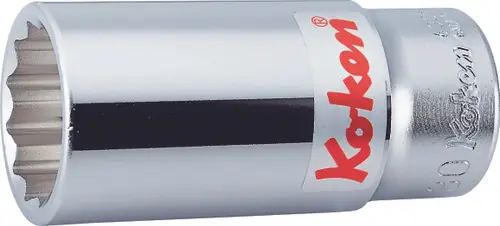 Markdown Ko-ken 6305M-24 3/4 Sq. Dr. Socket 24mm 12 point Length 90mm