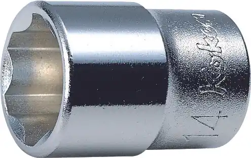 Ko-ken 3410M-16 3/8 Sq. Dr. Socket 16mm Surface Length 28mm High Quality