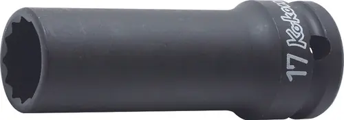 Ko-ken 14306M-26 1/2 Sq. Dr. Socket 26mm 12 point Length 85mm Thin walled High Quality