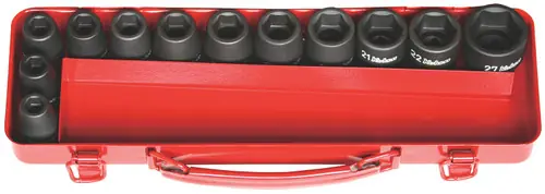 Markdown Ko-ken 14242M 1/2 Sq. Dr. 12 Piece Impact 6 point Socket Set 10-27mm