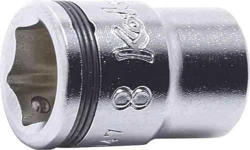 Last Chance Ko-ken 2450MS-13 1/4 Sq. Dr. Short NUT GRIP Socket - 13mm