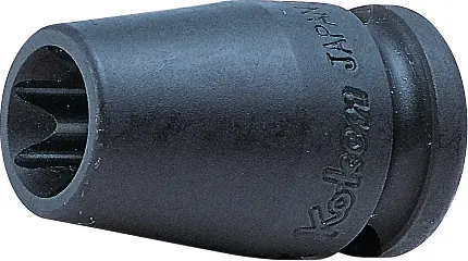 Ko-ken 13425-E4 3/8 Sq. Dr. Impact TORX E4 Socket - Length 32mm Budget
