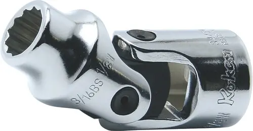 Ko-ken 3445W-1/2 3/8 Sq. Dr. Universal Socket Whitworth 1/2 12 point Length 58.5mm Weekend Sale