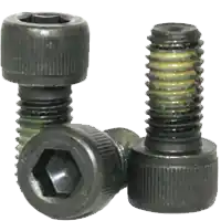 High Quality 5/16"-24 x 2 1/4" Socket Head Cap Screws, Thermal Black Oxide, Partial Thread, Fine (UNF), Alloy Steel, Nylon-Patch, Qty 100