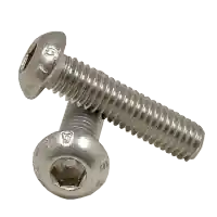 Latest M6-1.00 x 45 mm Button Head Socket Cap Screws, 316 Stainless Steel A4, Full Thread, Coarse (UNC), Qty 100