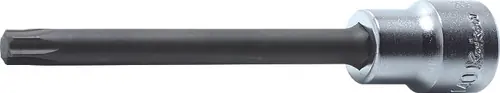 Hassle-Free Returns Ko-ken 3025.100R-T45 3/8 Sq. Dr. Round Shank TORX T45 Bit Socket - Length 100mm