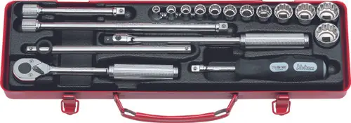 New Release Ko-ken 3221M 3/8 Sq. Dr. 18 Piece 12-Point Metric Socket set 6-22mm