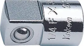 Ko-ken 2233A 1/4 Sq. Dr. Adaptor 3/8 Square Length 22mm Best Price