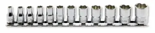 Ko-ken RS2410M/12 1/4 Sq. Dr. Socket set 4-14mm Surface 200mm 12 pieces Best Seller