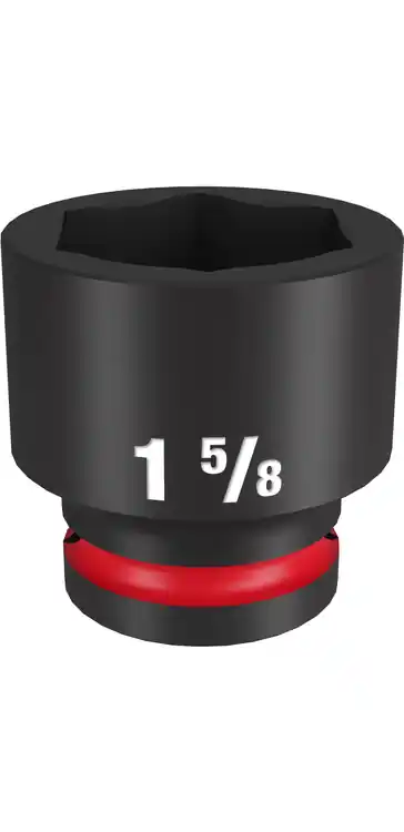 Latest Milwaukee Tool 49-66-6317 SHOCKWAVE Impact Duty 3/4" Drive 1-5/8" Standard 6 Point Socket