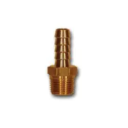 Mid-America Fittings LF29-24 Rigid Adapter, 1/8 in Hose x 1/4 in MPT, Brass Hot Deal