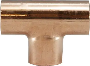 Midland Metal 77591 Tees, Copper Sweat Fittings, 4 x 2 Tee, Nipples and Fittings Buy Direct