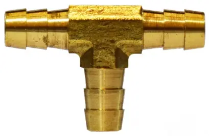 Midland Metal 32400SS Tee, 1/2 in Hose Barbed x 1/2 in Hose Barbed x 1/2 in Hose Barbed, Stainless Steel Trusted Brand