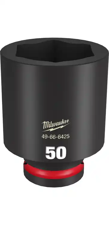 Milwaukee Tool 49-66-6425 SHOCKWAVE Impact Duty 3/4" Drive 50MM Deep 6 Point Socket Same Day Shipping