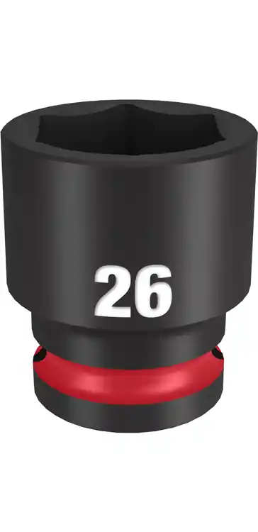Milwaukee Tool 49-66-6258 SHOCKWAVE Impact Duty 1/2" Drive 26MM Standard 6 Point Socket Hot Picks