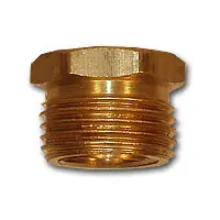 Premium Mid-America Fittings LF80GH Rigid Adapter, 3/4 in MGH x 1/2 in FPT, Brass