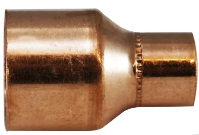 Crafted Midland Metal 77287 Reducing Couplings, Copper Sweat Fittings, 3 x 1-1/4 Reducer, Nipples and Fittings