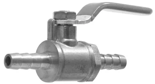 Midland Metal 1/4BARB X 1/4BARB CP BALL VALVE - 944005 Latest