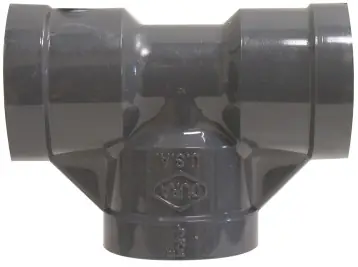 Fan Favorite Midland Metal 805007 Pipe Tee, 3/4 in FIP x 3/4 in FIP x 3/4 in FIP, PVC, Gray, SCH 80 Schedule