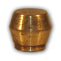 Midland Metal LF60CSP-4 MAF/USA COMP Sleeve Plug, MAF/USA LF COMPRESSION, 1/4 Lead-Free Comp Sleeve Plug, MAF/USA Brass Fittings Premium