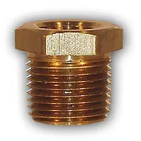 Hot Deal Mid-America Fittings 23228X4 Hex Bushing, 1/2 in MPT x 1/4 in FPT, 1 in, Brass