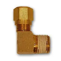 Mid-America Fittings NT69-1012VS 90 deg Elbow with RTS, 5/8 in Tube OD x 3/4 in MNPTF, Brass Direct From Factory