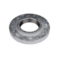 Clearance Midland Metal 108034 Reducing Companion Flange, 4 in Threaded x 2 in Threaded, Iron, Galvanized, 8 -Bolt Hole
