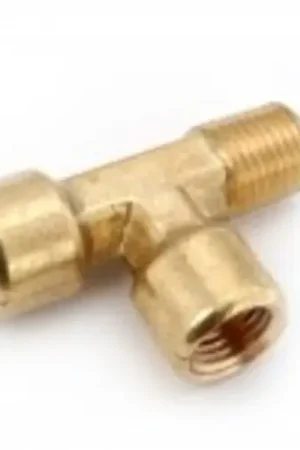 AMC 706227-02 Street Tee, 1/8 in FIP x 1/8 in MIP x 1/8 in FIP, Brass Fan Favorite