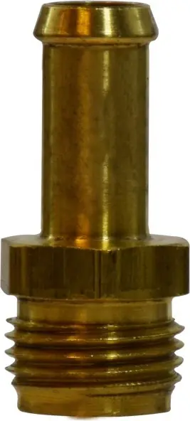 Midland Metal 38827 Connector, 1/4 in Barbed x 5/16 in Barbed, Brass Last Chance