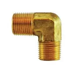 AMC 706230-06 90 deg Pipe Elbow, 3/8 in MNPTF x 3/8 in MNPTF, Brass Best Price