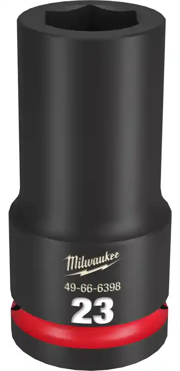 Milwaukee Tool 49-66-6398 SHOCKWAVE Impact Duty 3/4" Drive 23MM Deep 6 Point Socket Exclusive Offer