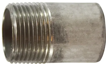 Midland Metal 48021T Pipe Nipple, 1/4 in TOE x 1/4 in Plain End, 1-1/2 in L, Stainless Steel, SCH 40 Schedule Final Sale