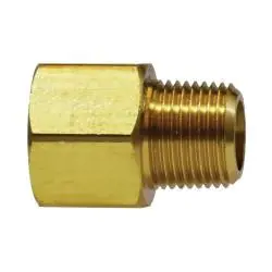 One Day Deal Midland Metal 120A-DD Extender Adapter, Pipe, 1/2 x 1/2 Pipe Adapt Fpt To Mpt, Brass Fittings