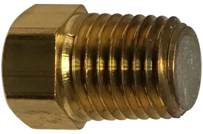 Midland Metal 10601 168 deg Fusible Pipe Plug, 1/8 in, Brass Order Now
