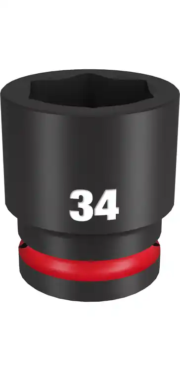 Milwaukee Tool 49-66-6372 SHOCKWAVE Impact Duty 3/4" Drive 34MM Standard 6 Point Socket Limited Time
