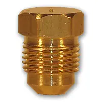 Super Sale Midland Metal 39-4 MAF/USA Flare Plugs, MAF/USA FLARE, 1/4 Od Flare Plug, MAF/USA Brass Fittings
