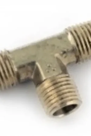 AMC 706232-04 Pipe Tee, 1/4 in MIP x 1/4 in MIP x 1/4 in MIP, Brass Trusted Brand