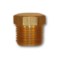 Popular Midland Metal 121-2 MAF/USA Hex Head Plugs, MAF/USA PIPE, 1/8 Mip Cored Hex Hd Plug, MAF/USA Brass Fittings