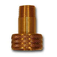 Midland Metal 103GH MAF/USA FGH x Male Pipe Swivel, MAF/USA GARDEN HOSE, 3/4 Fht x 3/8 Mpt G/H Swivel, MAF/USA Brass Fittings Top Pick